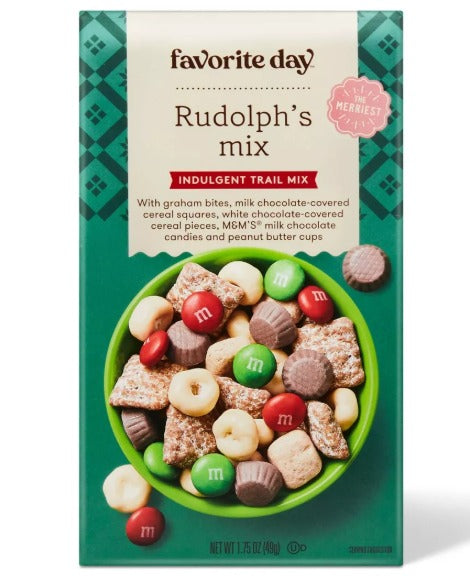 Favorite Day™ - Christmas Rudolph's Mix Indulgent Snack Mix Stocking Stuffer - 1.75oz