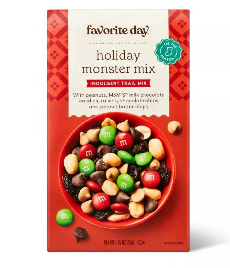 Favorite Day™ Christmas Monster Indulgent Snack Mix Stocking Stuffer - 1.75oz