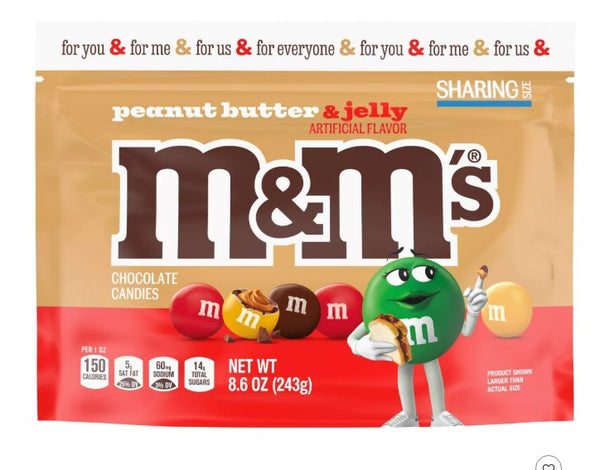 M&M's PB&J Sharing Size 8.6oz