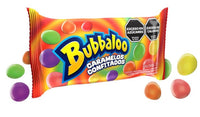 Bubbaloo Chewy Candies with Assorted Flavors Coated, 72 g