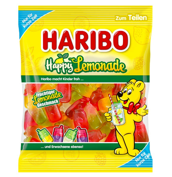 Haribo Fruit Gummy Happy Lemonade Refreshingly Delicious Bag 175g