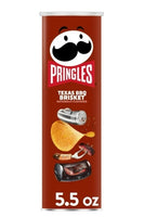 Pringles Texas BBQ Brisket Potato Chips Crisps, 5.5 oz