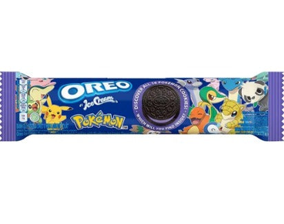 Oreo Pokemon Blueberry Ice Cream Sandwich Cookies 119g