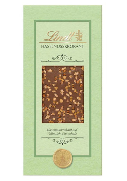 Lindt Cute Chocolaterie Hazelnut Brittle Whole Milk Bar 100g