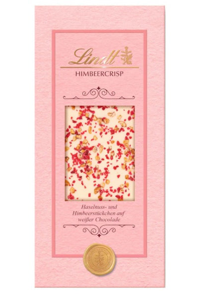 Lindt Cute Chocolaterie Raspberry Crisp White Chocolate Bar 100g