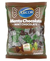 Caramelos Arcor Menta & Chocolate Mint Chocolate Hard Candies - 10 candies per pack