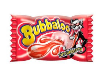 Bubbaloo Frutilla Strawberry Bubblegum - 5 candies per packet