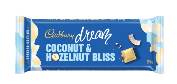 Cadbury Dream Coconut and Hazelnut Crunch - 150g