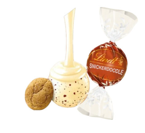 Lindt Lindor Snickerdoodle Vanilla Cinnamon & Cookie White Chocolate - 2 Candies per packet