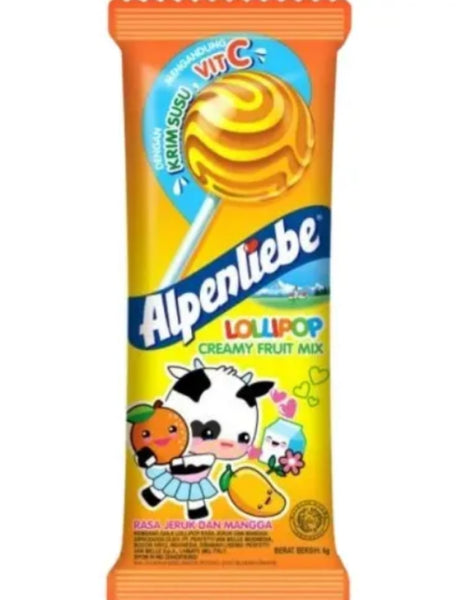 Alpenliebe Lollipop Mixed Fruit & Cream - Sweet and Sour
