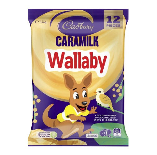 Cadbury Caramilk Wallaby Sharepack 12 Pack - 144g