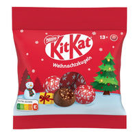 Nestle KitKat Weihnachtskugeln Christmas Baubles with Crunchy Cereals Bag 91g