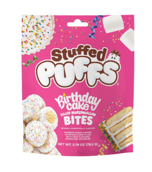 Stuffed Puffs Birthday Cake Bites Bag Regular 2.79oz