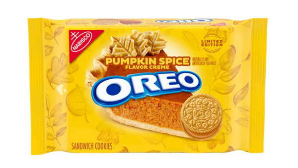 OREO Pumpkin Spice Sandwich Cookies, Limited Edition, 12.2 oz - Max 1 per customer