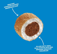 Stuffed Puffs Filled Marshmallow Bites, S'mores, 2.68 oz Bag