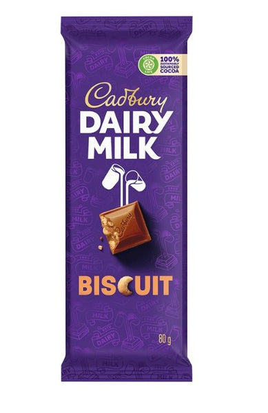 Cadbury Dairy Milk Biscuit Chocolate 80 g