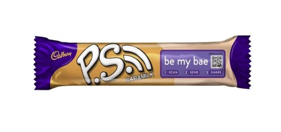 Cadbury P.S I Love You Caramilk