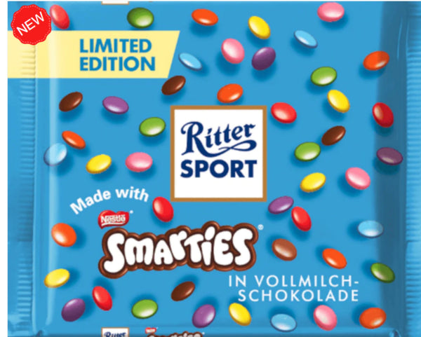 Ritter Sport Smarties in Milk Chocolate Limited Edition 100g