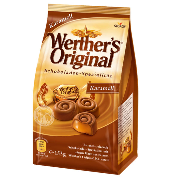 Werthers Original Caramel Chocolate Candies with Filling 153g