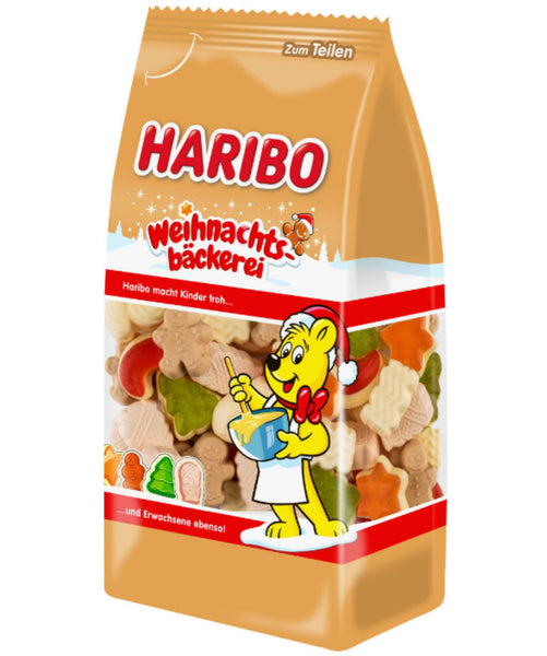 Haribo Christmas Bakery Fruit Gums with Foam Sugar 250 g