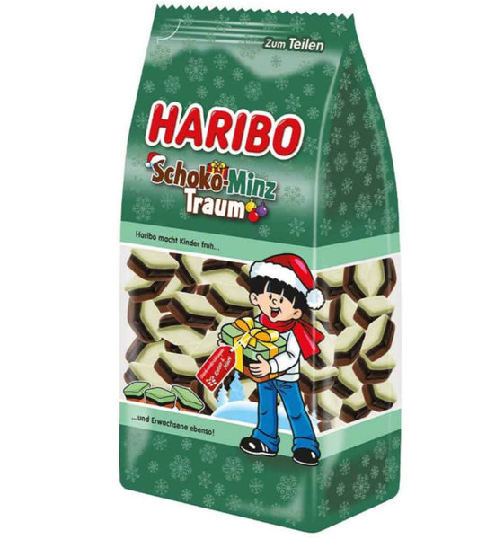 Haribo Chocolate Mint Dream Liquorice Confectionery 300g