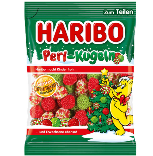 Haribo Christmas Pearl Balls Bag 200g