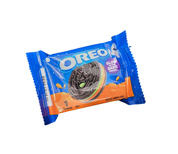 OREO Green and Orange Creme Chocolate Sandwich Cookies, Halloween Cookies - Single Pack