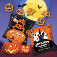 Utz Halloween Pretzel Jacks and Bats Treats Mini Bag - 14.2g