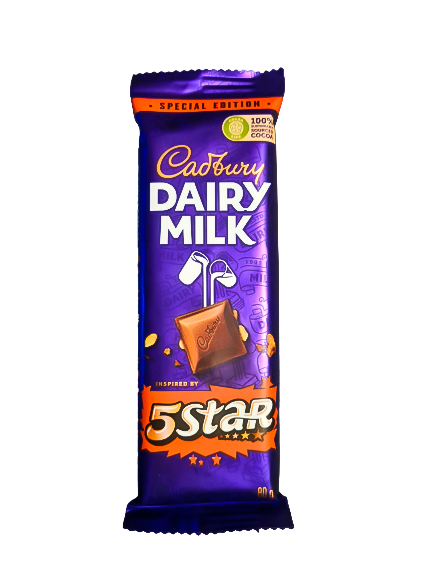 Cadbury 5 Star Special Edition Chocolate Block - 80g