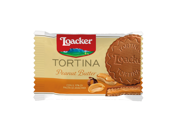 Loacker Tortina Peanut Butter - 21g