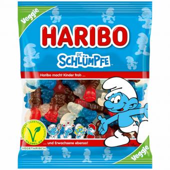 Haribo Smurfs - Raspberry And Strawberry - Veggie - 175g